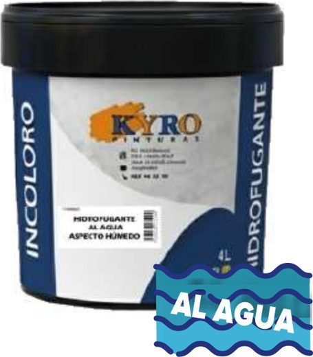 Hidrofugante al agua aspecto húmedo