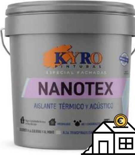 Nanotex térmico revestimiento fachada